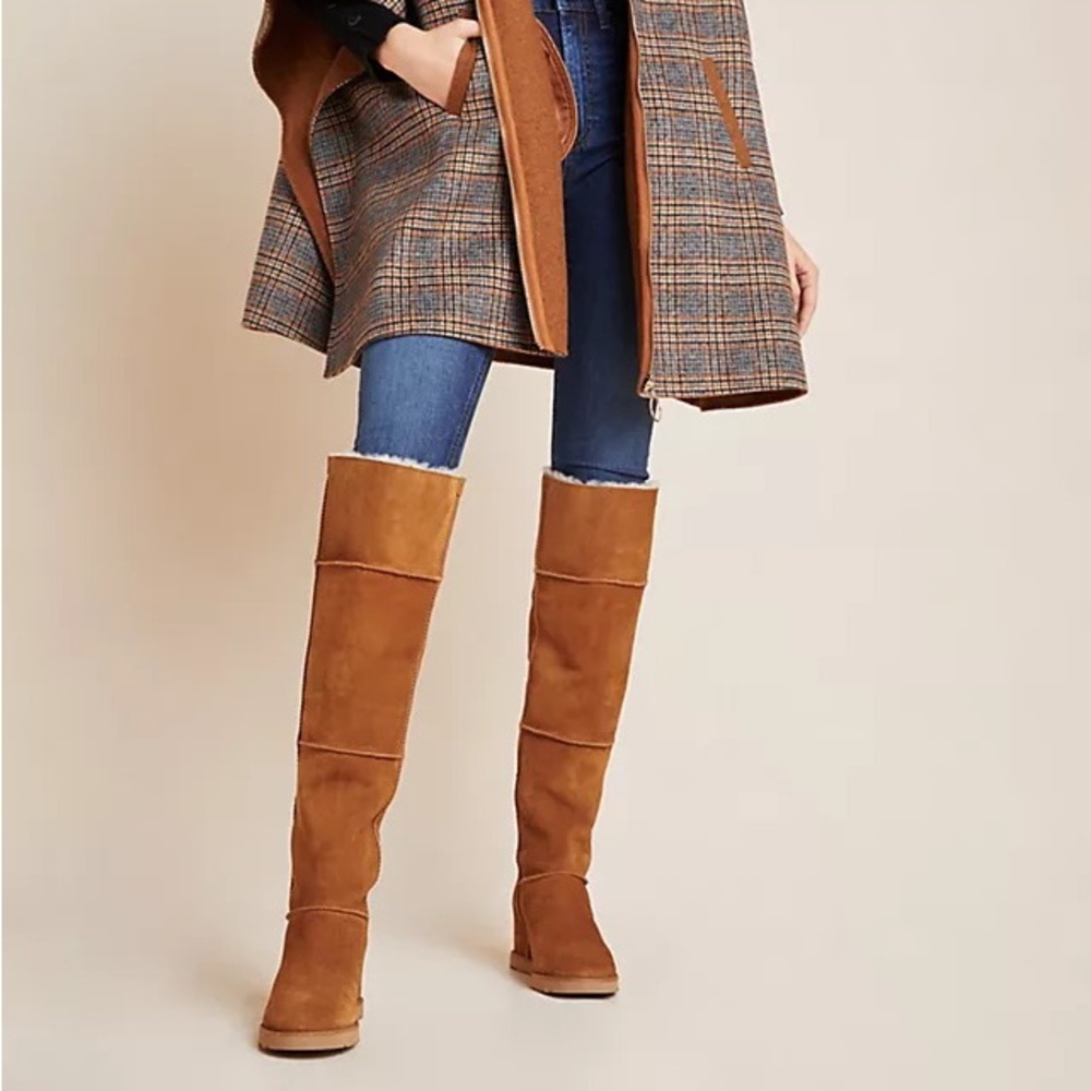 UGG Classic Femme Over the Knee Wedge Boot - Chestnut 6